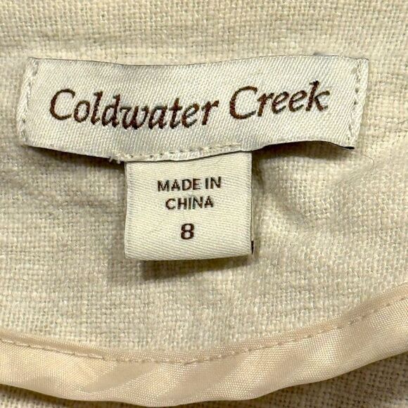 Coldwater creek linen jacket - Picture 7 of 9